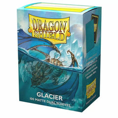 Sleeves - Dragon Shield - Box 100 - Standard Size Dual Matte Glacier-1