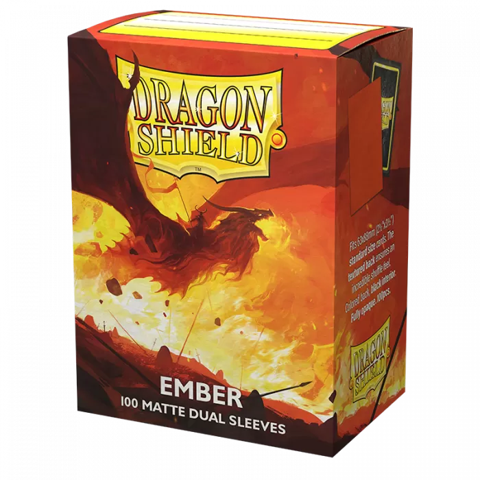 Sleeves - Dragon Shield - Box 100 - Standard Size Dual Matte Ember-2