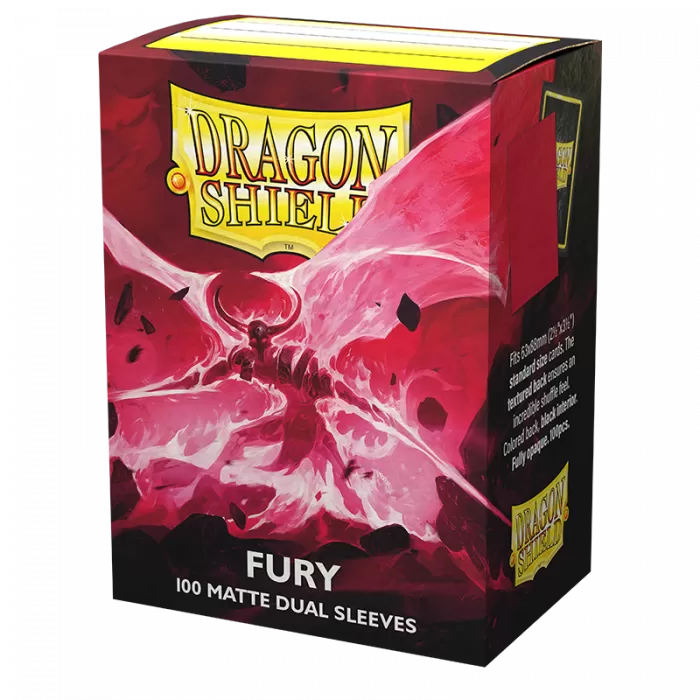 Sleeves - Dragon Shield - Box 100 - Standard Size Dual Matte Fury-2