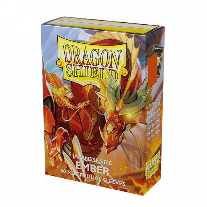 Sleeves - Dragon Shield Japanese - Box 60 - Dual Matte Ember-2