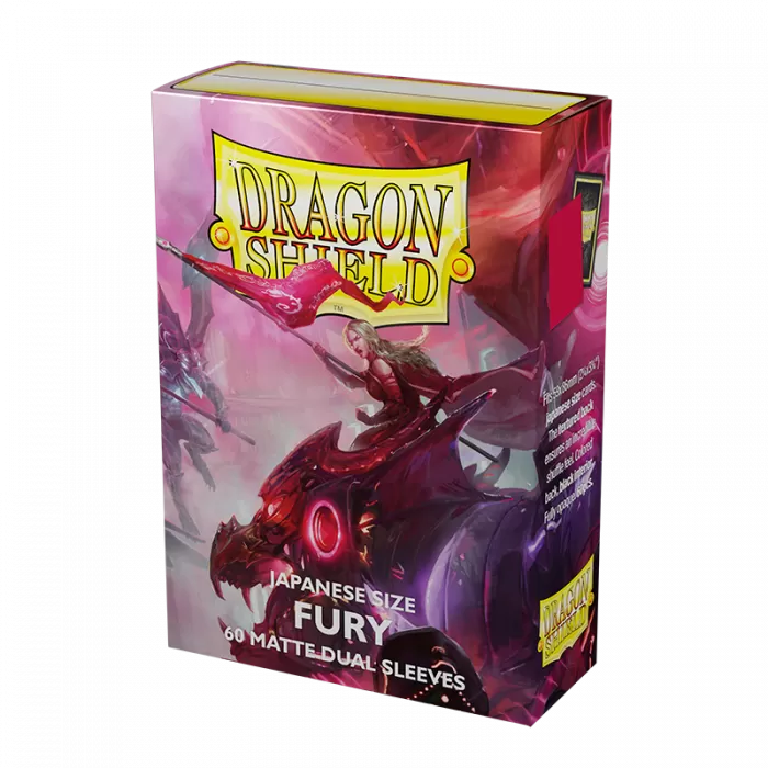 Sleeves - Dragon Shield Japanese - Box 60 - Dual Matte Fury-2