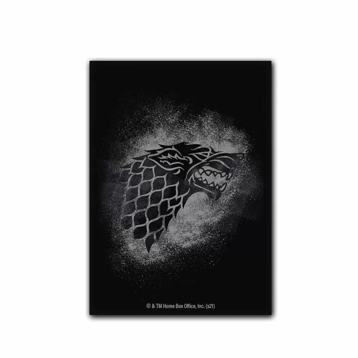 Sleeves - Dragon Shield - Box 100 - Brushed Art - Game of Thrones House Stark-2