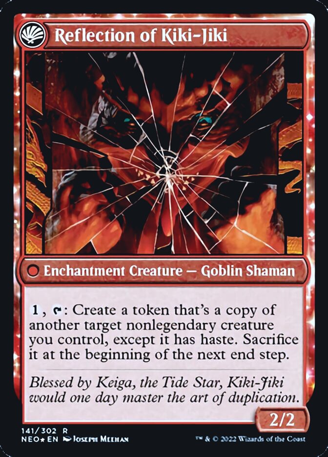 Fable of the Mirror-Breaker // Reflection of Kiki-Jiki [Kamigawa: Neon Dynasty Prerelease Promos]-2
