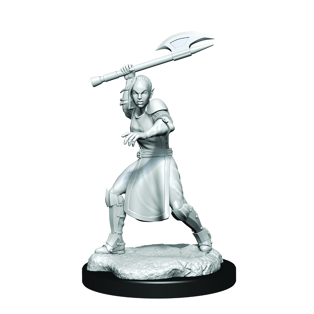 Critical Role Unpainted Miniatures Half-Elf Echo Knight and Echo Female (2)-1