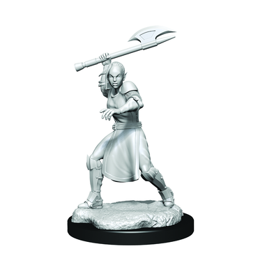 Critical Role Unpainted Miniatures Half-Elf Echo Knight and Echo Female (2)