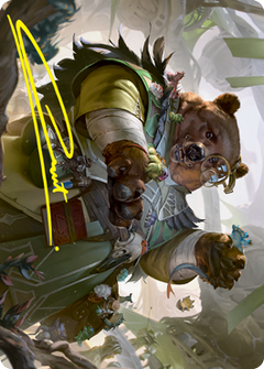 Professor of Zoomancy Art Card (Gold-Stamped Signature) [Strixhaven: School of Mages Art Series]-1