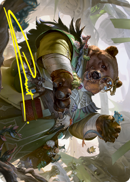Professor of Zoomancy Art Card (Gold-Stamped Signature) [Strixhaven: School of Mages Art Series]-1
