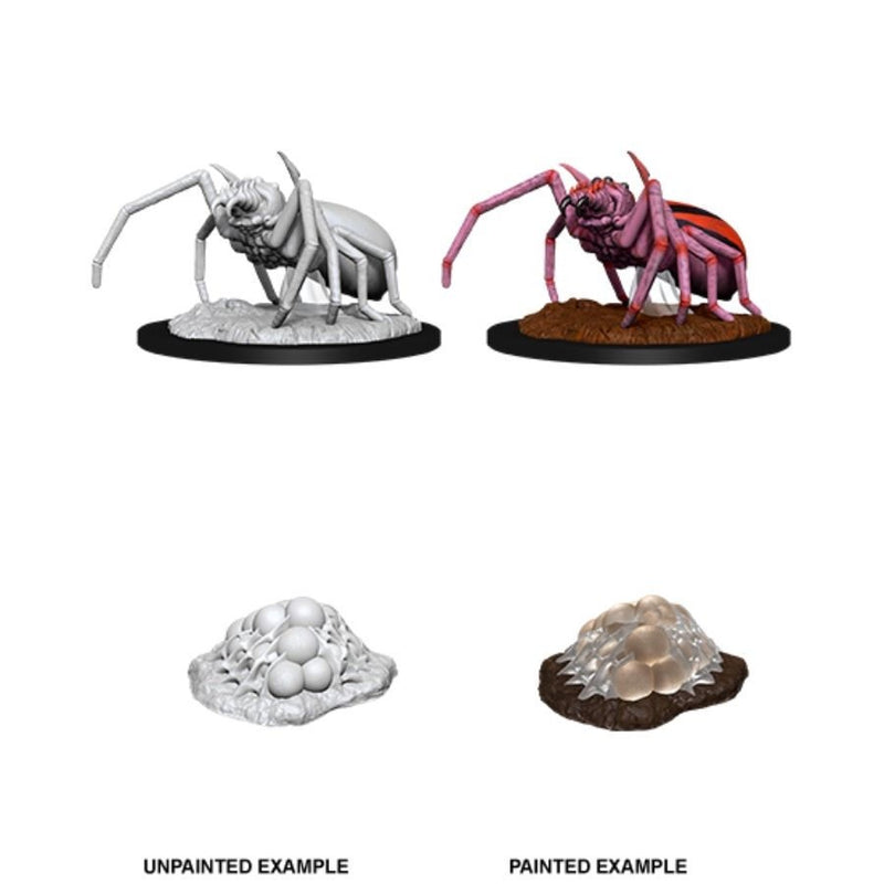 D&D Nolzurs Marvelous Unpainted Miniatures Giant Spider & Egg Clutch-1