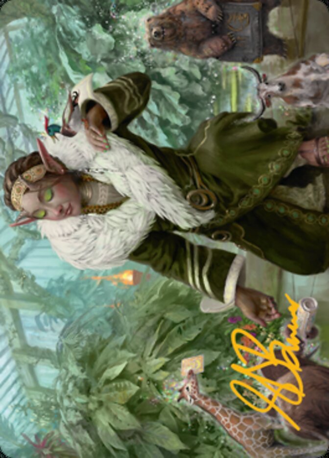 Rumor Gatherer Art Card (Gold-Stamped Signature) [Streets of New Capenna Art Series]-1
