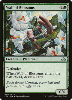 Wall of Blossoms [Planechase Anthology]-1