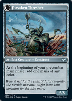 Foreboding Statue // Forsaken Thresher [Innistrad: Crimson Vow]-2