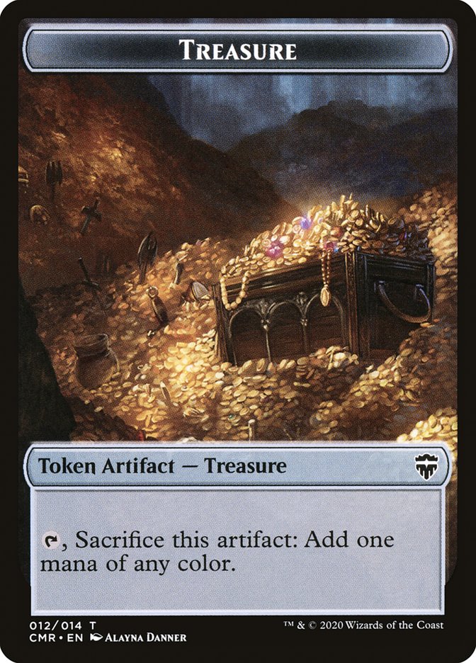 Treasure Token [Commander Legends Tokens]-1