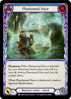 Phantasmal Haze (Blue) [EVR149] (Everfest)  1st Edition Rainbow Foil-1