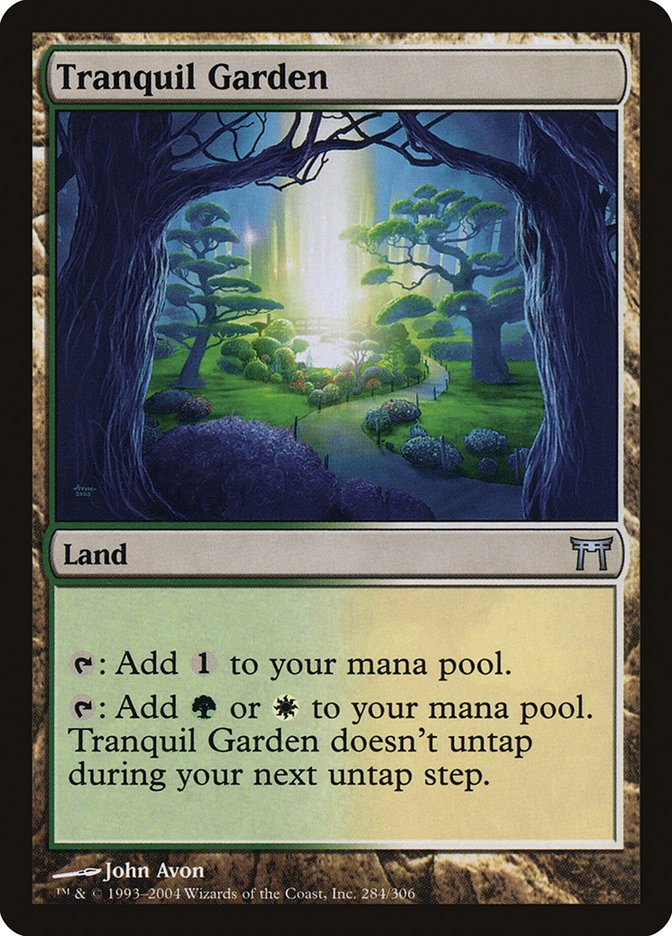 Tranquil Garden [Champions of Kamigawa]-1