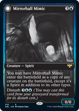 Mirrorhall Mimic // Ghastly Mimicry [Innistrad: Double Feature]-1