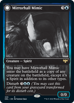 Mirrorhall Mimic // Ghastly Mimicry [Innistrad: Double Feature]-1