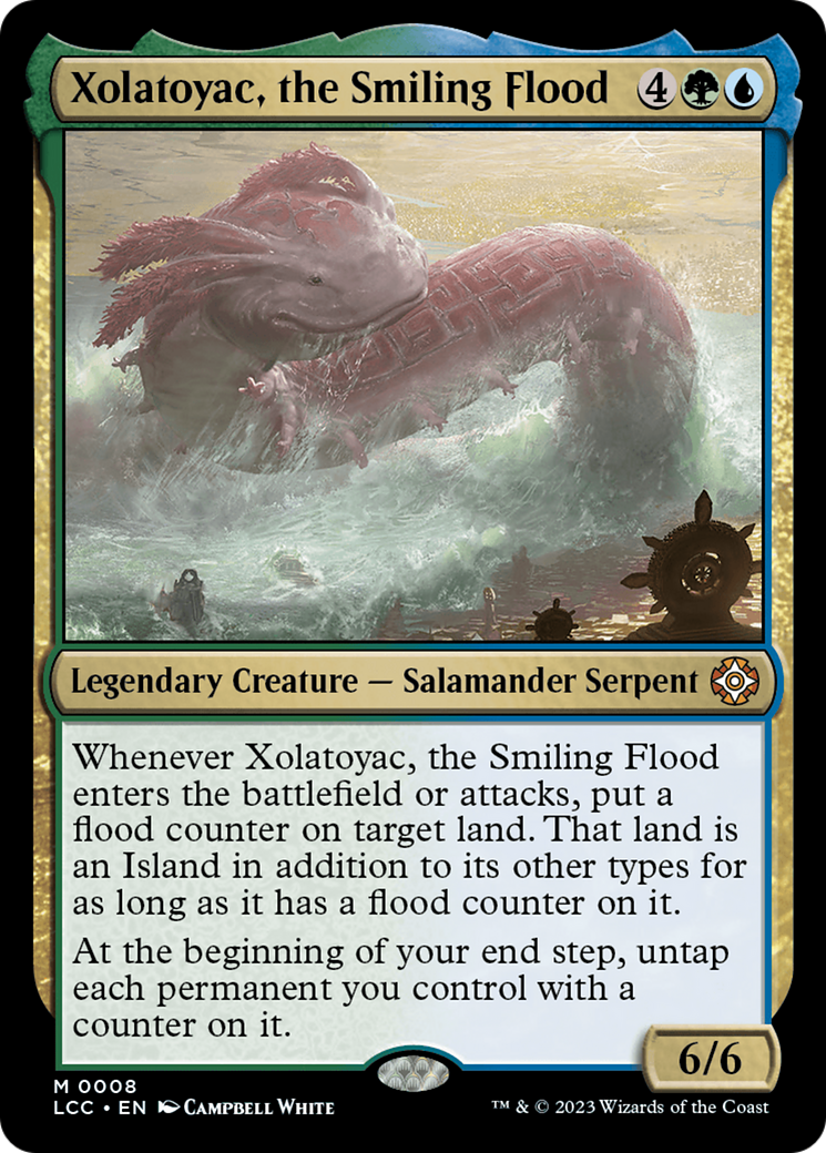 Xolatoyac, the Smiling Flood [The Lost Caverns of Ixalan Commander]-1