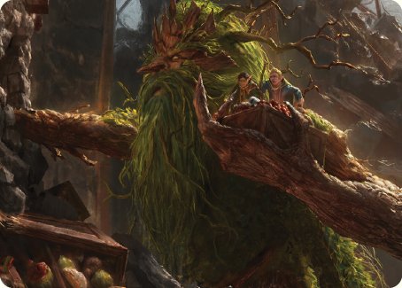 Treebeard, Gracious Host Art Card [The Lord of the Rings: Tales of Middle-earth Art Series]-1