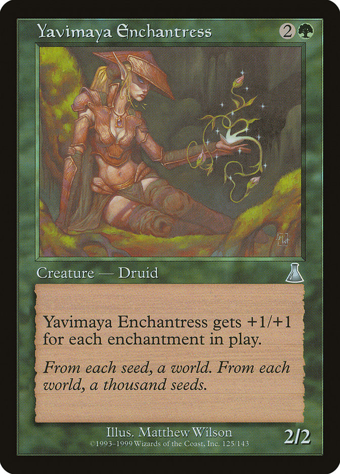 Yavimaya Enchantress [Urza's Destiny]-1