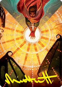 Grapeshot Art Card (Gold-Stamped Signature) [Strixhaven: School of Mages Art Series]-1