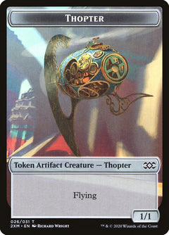 Squirrel // Thopter (026) Double-Sided Token [Double Masters Tokens]-2