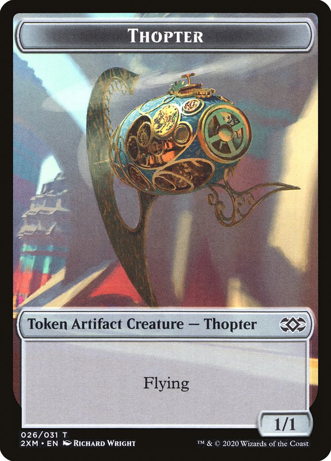 Squirrel // Thopter (026) Double-Sided Token [Double Masters Tokens]-2