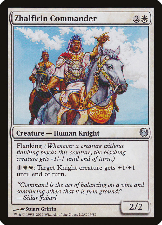 Zhalfirin Commander [Duel Decks: Knights vs. Dragons]-1