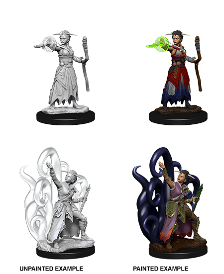 D&D Nolzurs Marvelous Unpainted Miniatures Female Human Warlock-1