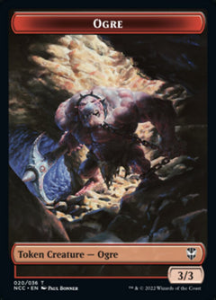 Ogre // Insect Double-Sided Token [Streets of New Capenna Commander Tokens]-1