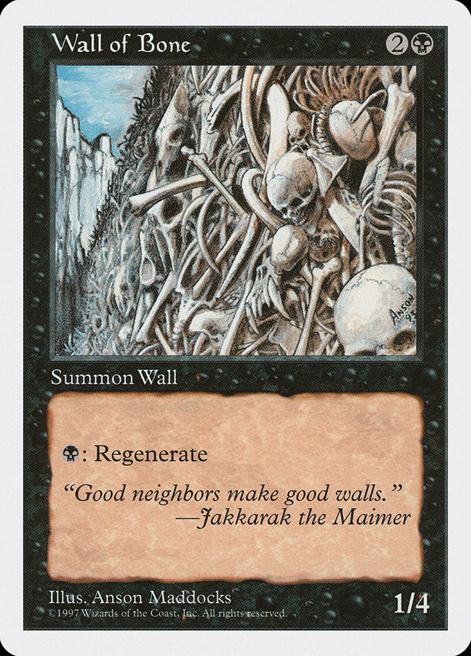 Wall of Bone [Fifth Edition]-1