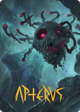 Ghastly Death Tyrant Art Card (Gold-Stamped Signature) [Commander Legends: Battle for Baldur's Gate Art Series]-1