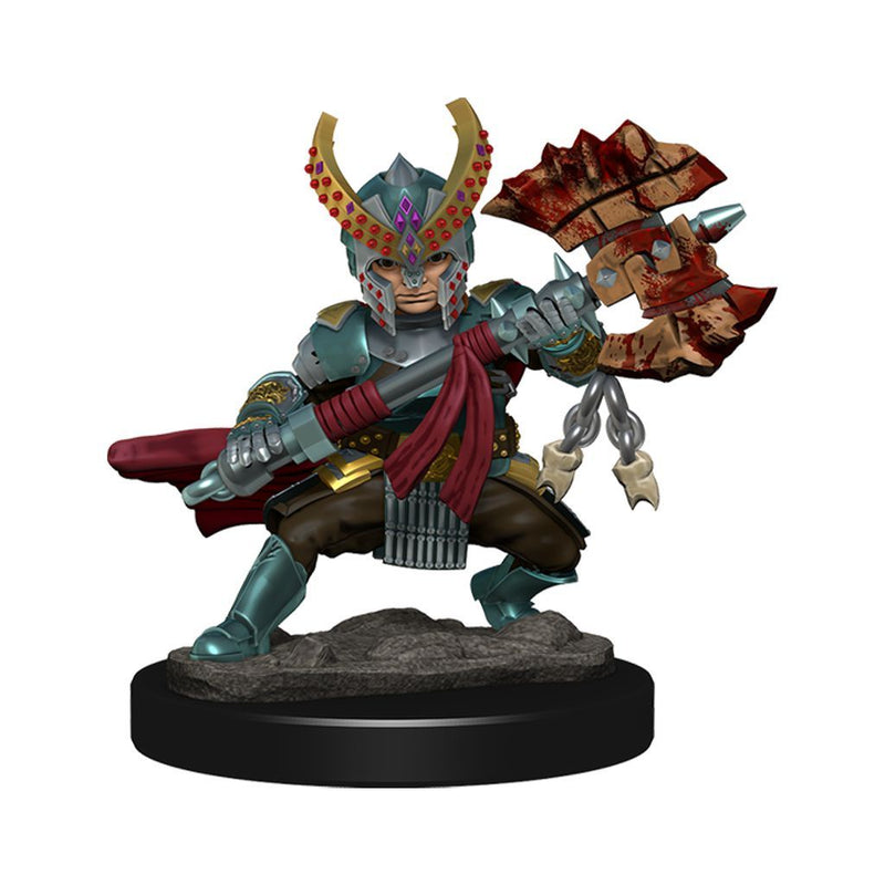 D&D Premium Painted Figures Halfling Fighter Female-1