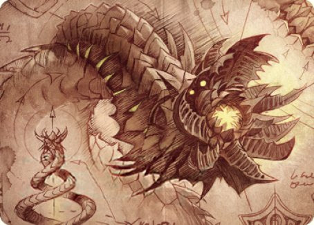 Wurmcoil Engine Art Card [The Brothers' War Art Series]-1