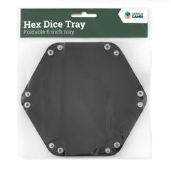 LPG Hex Dice Tray 6" Black-1