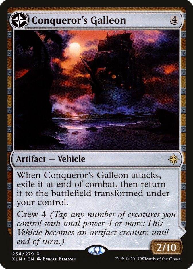 Conqueror's Galleon // Conqueror's Foothold [Ixalan]-1