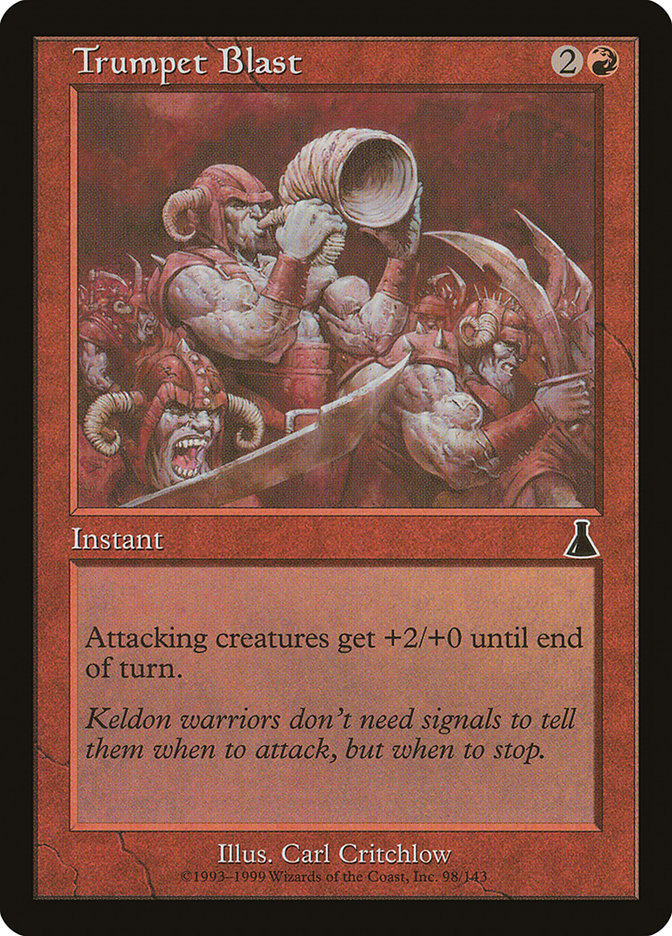 Trumpet Blast [Urza's Destiny]-1