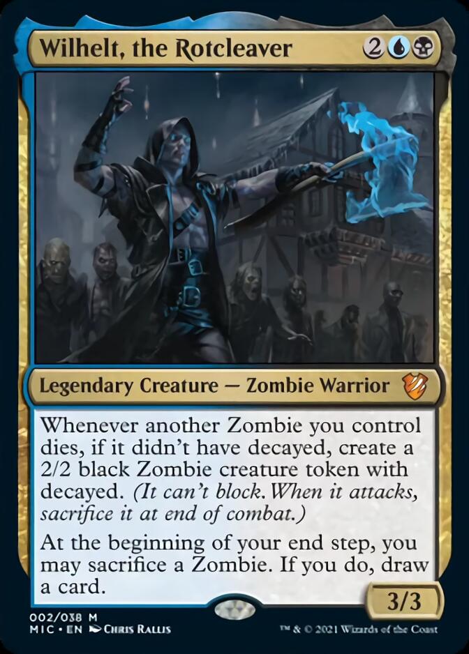 Wilhelt, the Rotcleaver [Innistrad: Midnight Hunt Commander]-1