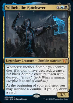 Wilhelt, the Rotcleaver [Innistrad: Midnight Hunt Commander]-1