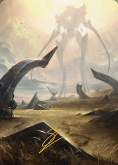 Plains (1) Art Card (Gold-Stamped Signature) [The Brothers' War Art Series]-1