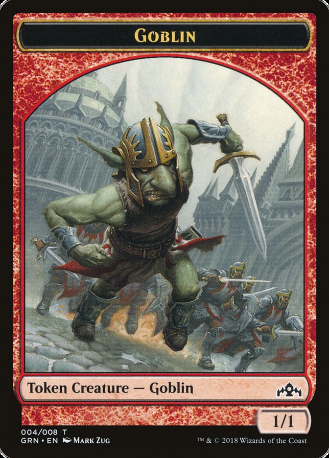 Soldier // Goblin Double-Sided Token [Guilds of Ravnica Guild Kit Tokens]-2