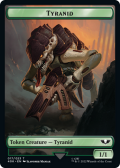 Tyranid (17) // Tyranid Gargoyle Double-Sided Token [Warhammer 40,000 Tokens]-1