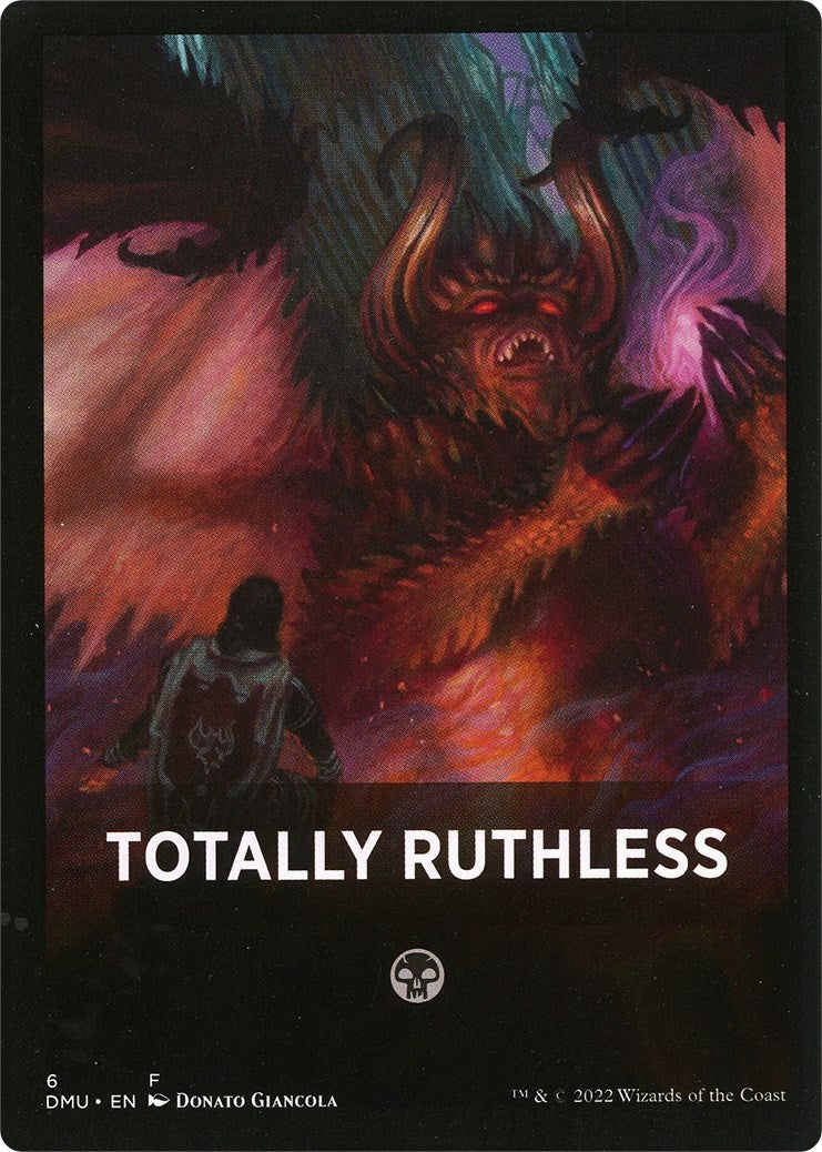Totally Ruthless Theme Card [Dominaria United Tokens]-1