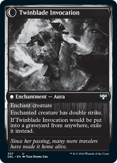 Twinblade Geist // Twinblade Invocation [Innistrad: Double Feature]-2