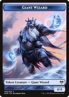 Dwarf Berserker // Giant Wizard Double-Sided Token [Kaldheim Tokens]-2