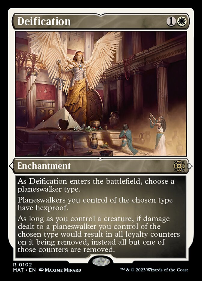 Deification (Foil Etched) [March of the Machine: The Aftermath]-1
