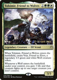 Tolsimir, Friend to Wolves [War of the Spark Promos]-1