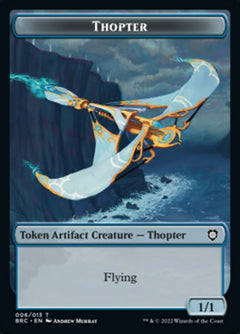 Copy // Thopter (006) Double-Sided Token [The Brothers' War Commander Tokens]-2