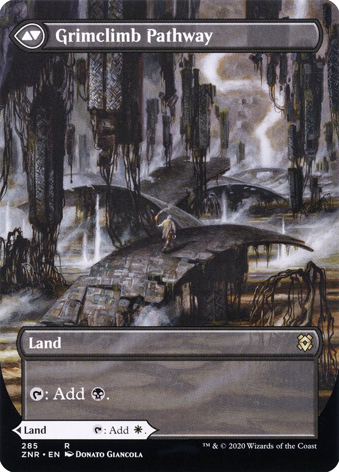Brightclimb Pathway // Grimclimb Pathway (Borderless Alternate Art) [Zendikar Rising]-2