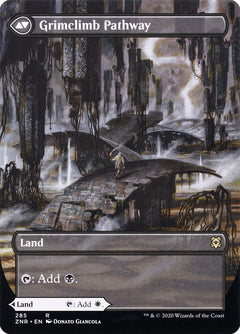 Brightclimb Pathway // Grimclimb Pathway (Borderless Alternate Art) [Zendikar Rising]-2