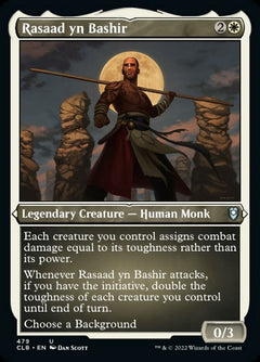 Rasaad yn Bashir (Foil Etched) [Commander Legends: Battle for Baldur's Gate]-1